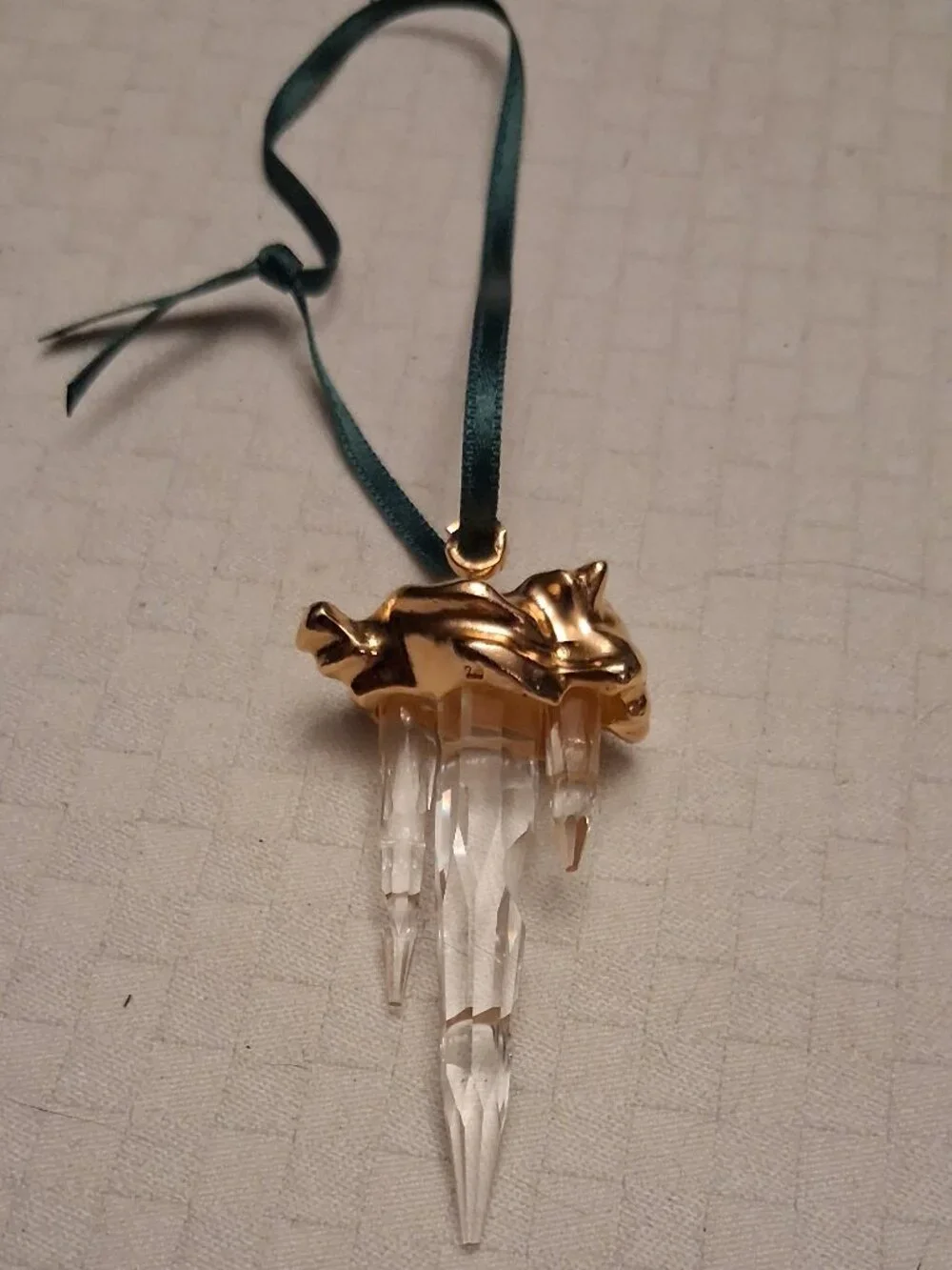 Swarovski Christmas Memories Icicle Ornament 211087 In Original Box